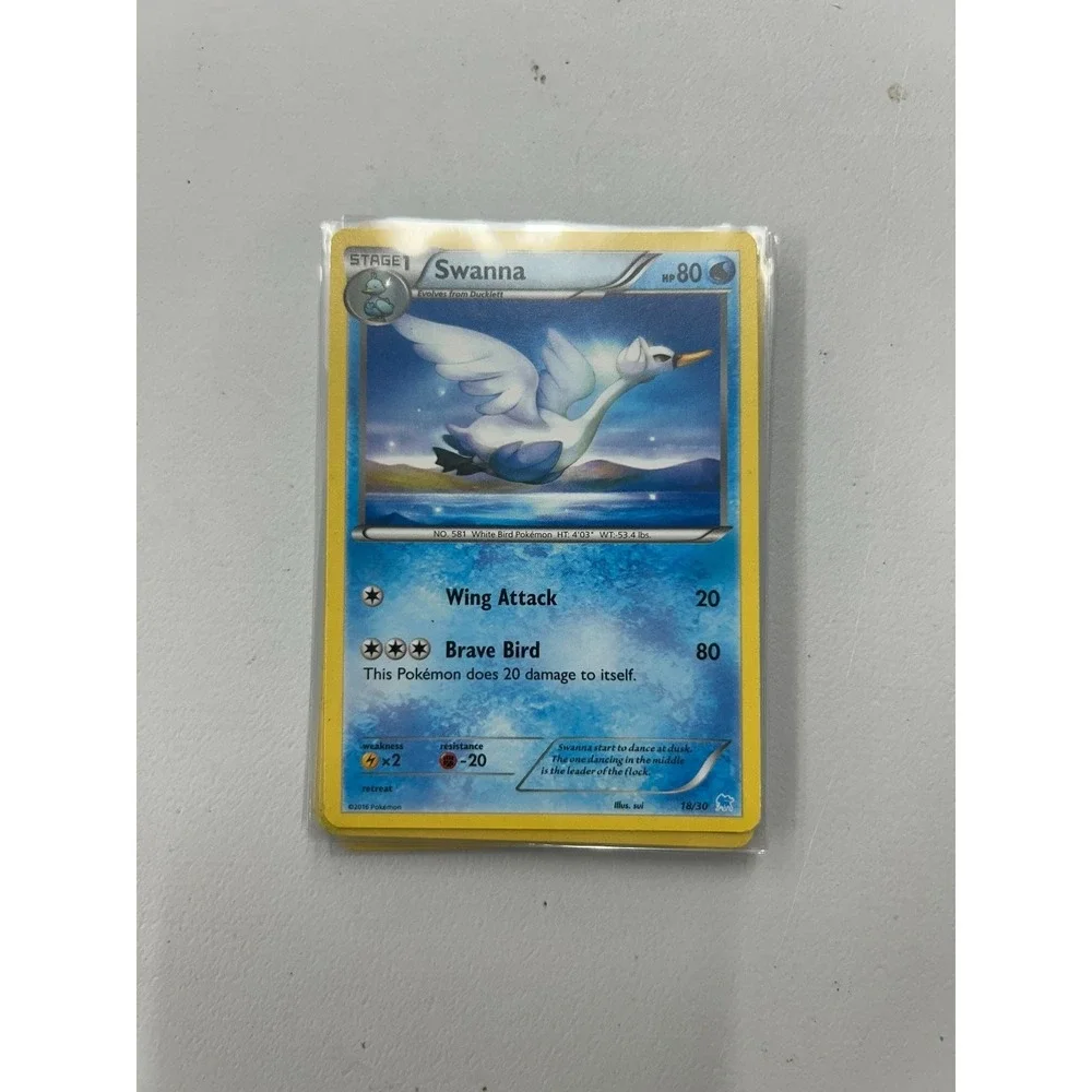 Pokemon Swanna BW Dragons Exalted 18/30 Common EN